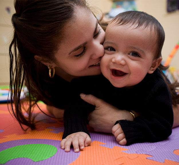 photo of mother and child